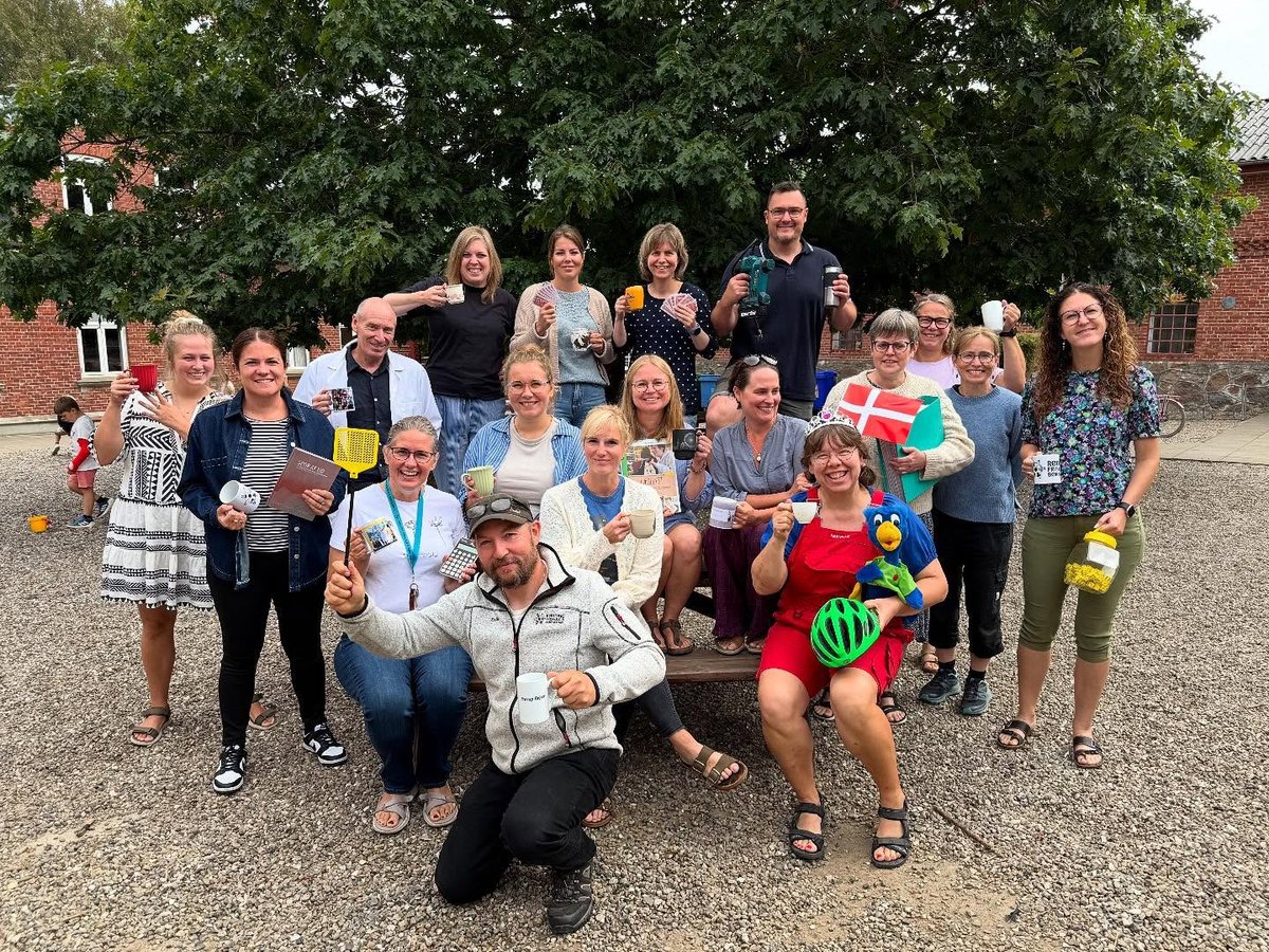 Medarbejdergruppe Gruppe af medarbejdere på Rødding Friskole.